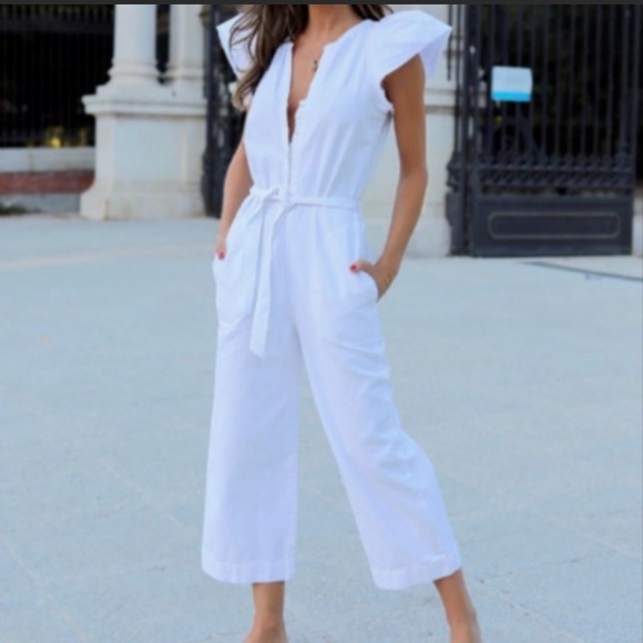 Zara Pants & Jumpsuits Zara Rustic Denim Jumpsuit Poshmark